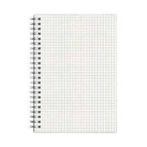 Amazon White Grid Notebook